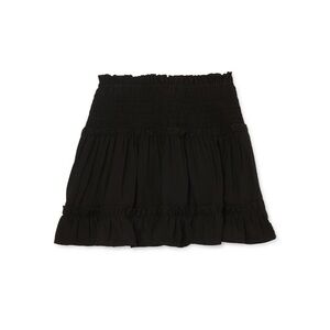 The brand is wonder nation this is a black smocked girls skirt